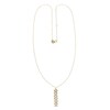 Thumbnail Image 2 of Diamond-cut Bead Drop Necklace 14K Two-Tone Gold 18&quot;