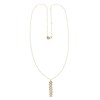 Thumbnail Image 1 of Diamond-cut Bead Drop Necklace 14K Two-Tone Gold 18"