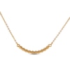 Thumbnail Image 3 of Diamond-cut Smile Necklace 10K Yellow Gold 18&quot;