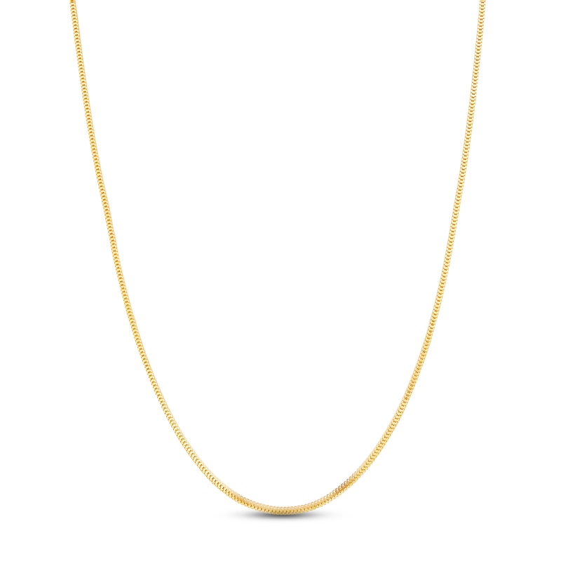 Main Image 1 of Foxtail Chain Solid 14K Yellow Gold 20&quot;