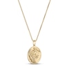 Thumbnail Image 1 of Angel Warrior Medallion Necklace 10K Yellow Gold 22&quot;