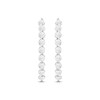Thumbnail Image 2 of KAY Lab-Grown Diamonds Oval Hoop Earrings 2 ct tw 14K White Gold