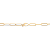 Thumbnail Image 2 of Diamond-Cut Heart Paperclip Necklace 14K Yellow Gold 18"