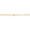 Thumbnail Image 3 of Diamond-Cut Heart Paperclip Necklace 14K Yellow Gold 18&quot;