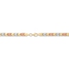 Thumbnail Image 2 of Chevron Link Necklace 10K Tri-Tone Gold 18&quot;
