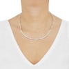 Thumbnail Image 3 of Chevron Link Necklace 10K Tri-Tone Gold 18&quot;