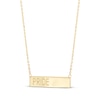Thumbnail Image 2 of Pride Bar Necklace 10K Yellow Gold 20&quot;