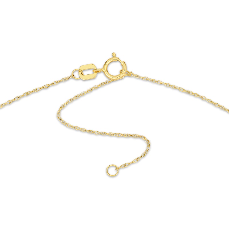 Main Image 2 of Puzzle Piece Necklace 14K Yellow Gold 18&quot;