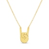 Thumbnail Image 1 of &quot;Rock On&quot; Necklace 14K Yellow Gold 18&quot;