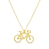 Thumbnail Image 1 of Bicycle Necklace 14K Yellow Gold 18&quot;