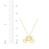 Thumbnail Image 3 of Bicycle Necklace 14K Yellow Gold 18&quot;