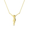 Thumbnail Image 1 of Jesus Necklace 14K Yellow Gold 17&quot;