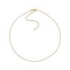 Thumbnail Image 1 of Diamond-Cut Bead Chain Choker Necklace Solid 14K Yellow Gold 16&quot;