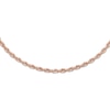 Thumbnail Image 1 of Rope Necklace Semi-Solid 14K Rose Gold 22&quot;