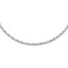 Thumbnail Image 1 of Rope Necklace Semi-Solid 14K White Gold 18&quot;
