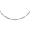 Thumbnail Image 1 of Rope Necklace Semi-Solid 14K White Gold 20&quot;