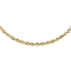 Thumbnail Image 1 of Rope Necklace Semi-Solid 14K Yellow Gold 24&quot;