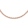 Thumbnail Image 1 of Rope Necklace Semi-Solid 14K Rose Gold 30&quot;