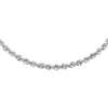 Thumbnail Image 1 of Rope Necklace Semi-Solid 14K White Gold 18&quot;