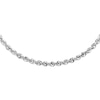 Thumbnail Image 1 of Rope Necklace Semi-Solid 14K White Gold 22&quot;
