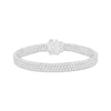 Thumbnail Image 1 of KAY Lab-Grown Diamonds Triple-Row Bracelet 6 ct tw 10K White Gold 7.25&quot;