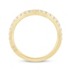 Thumbnail Image 2 of Monique Lhuillier Bliss Lab-Created Diamond Contour Anniversary Ring 1/2 ct tw 18K Yellow Gold
