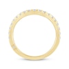 Thumbnail Image 3 of Monique Lhuillier Bliss Lab-Grown Diamond Contour Anniversary Ring 1/2 ct tw 18K Yellow Gold