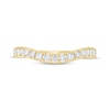 Thumbnail Image 3 of Monique Lhuillier Bliss Lab-Created Diamond Contour Anniversary Ring 1/2 ct tw 18K Yellow Gold