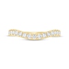 Thumbnail Image 4 of Monique Lhuillier Bliss Lab-Grown Diamond Contour Anniversary Ring 1/2 ct tw 18K Yellow Gold