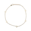 Thumbnail Image 0 of Heart Anklet 10K Yellow Gold 10"