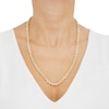 Thumbnail Image 3 of Glitter Rope Chain Necklace 4mm Solid 14K Yellow Gold 24&quot;