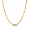 Thumbnail Image 1 of Glitter Rope Chain Necklace 6.5mm Solid 10K Yellow Gold 24&quot;