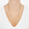 Thumbnail Image 3 of Glitter Rope Chain Necklace 6.5mm Solid 10K Yellow Gold 24&quot;