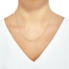Thumbnail Image 3 of Glitter Rope Chain Necklace 1.6mm Solid 10K Yellow Gold 18&quot;