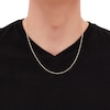 Thumbnail Image 3 of Glitter Rope Chain Necklace 1.6mm Solid 10K Yellow Gold 20&quot;