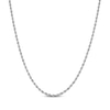 Thumbnail Image 1 of Glitter Rope Chain Necklace 2.4mm Solid 10K White Gold 18&quot;