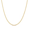 Thumbnail Image 1 of Glitter Rope Chain Necklace 2.4mm Solid 10K Yellow Gold 22&quot;