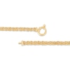 Thumbnail Image 2 of Three-Strand Byzantine Chain Necklace 2.95mm Hollow 14K Yellow Gold 18&quot;