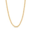 Thumbnail Image 1 of Rope Chain Necklace 2.9mm Hollow 10K Yellow Gold 18&quot;