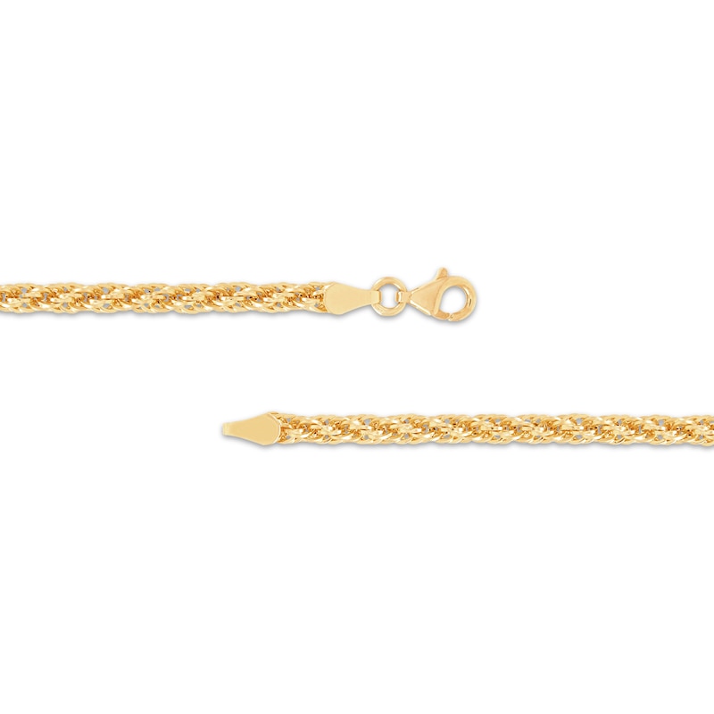 Main Image 2 of Rope Chain Necklace 2.9mm Hollow 10K Yellow Gold 18&quot;