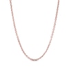 Thumbnail Image 1 of Cable Chain Necklace 2.1mm Solid 14K Rose Gold 18&quot;
