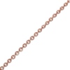 Thumbnail Image 2 of Cable Chain Necklace 2.1mm Solid 14K Rose Gold 18&quot;