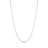 Thumbnail Image 1 of Cable Chain Necklace 2.1mm Solid 14K White Gold 20&quot;