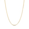 Thumbnail Image 1 of Cable Chain Necklace 2.1mm Solid 14K Yellow Gold 18&quot;