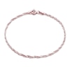 Thumbnail Image 1 of Singapore Chain Necklace 1.4mm Solid 14K Rose Gold 18&quot;