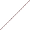 Thumbnail Image 2 of Singapore Chain Necklace 1.4mm Solid 14K Rose Gold 18&quot;