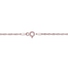 Thumbnail Image 3 of Singapore Chain Necklace 1.4mm Solid 14K Rose Gold 18&quot;