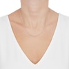 Thumbnail Image 4 of Singapore Chain Necklace 1.4mm Solid 14K Rose Gold 18&quot;