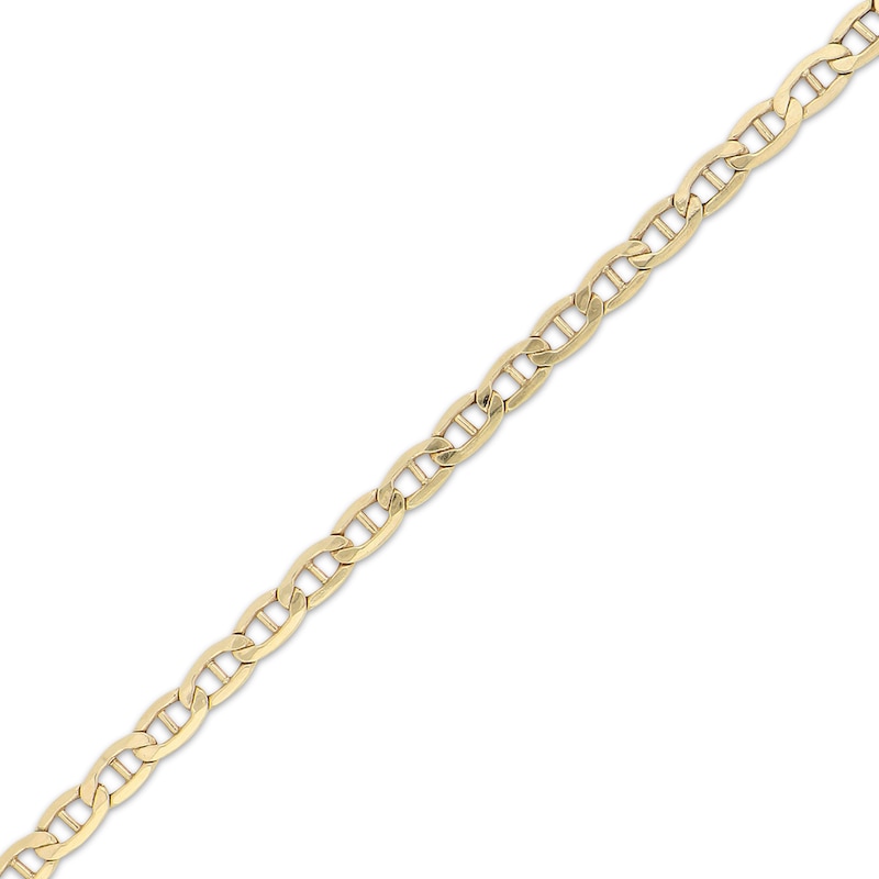 Main Image 1 of Mariner Chain Necklace 8mm Hollow 10K Yellow Gold 22&quot;