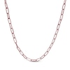 Thumbnail Image 0 of Hollow Paperclip Chain Necklace 5.5mm 10K Rose Gold 18"